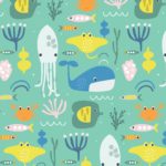 A picture of Habitat fabric by Sally Payne for Dashwood Studios