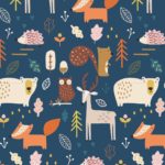A picture of Habitat fabric by Sally Payne for Dashwood Studios